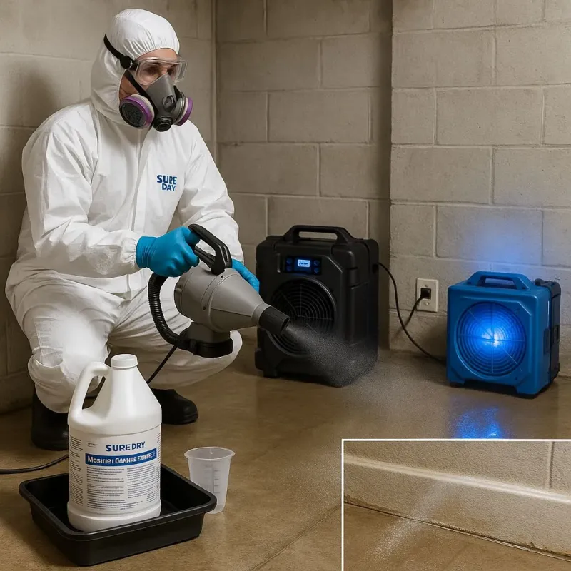 Sanitization and Odor Removal process in Marengo, IL